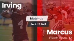 Matchup: Irving  vs. Marcus  2019