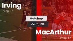 Matchup: Irving  vs. MacArthur  2019
