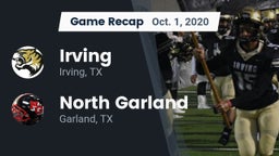 Recap: Irving  vs. North Garland  2020
