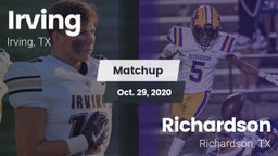 Matchup: Irving  vs. Richardson  2020