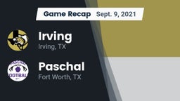 Recap: Irving  vs. Paschal  2021