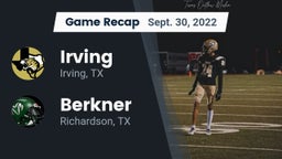 Recap: Irving  vs. Berkner  2022
