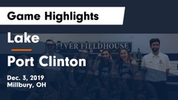 Lake  vs Port Clinton  Game Highlights - Dec. 3, 2019