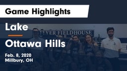 Lake  vs Ottawa Hills  Game Highlights - Feb. 8, 2020