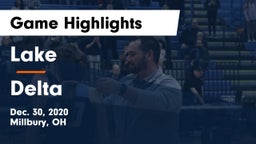 Lake  vs Delta  Game Highlights - Dec. 30, 2020