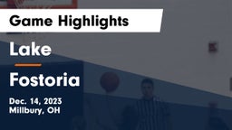 Lake  vs Fostoria  Game Highlights - Dec. 14, 2023