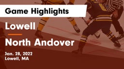 Lowell  vs North Andover  Game Highlights - Jan. 28, 2022