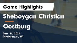 Sheboygan Christian  vs Oostburg  Game Highlights - Jan. 11, 2024