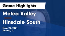 Metea Valley  vs Hinsdale South  Game Highlights - Nov. 26, 2021
