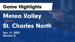 Metea Valley  vs St. Charles North  Game Highlights - Jan. 11, 2022