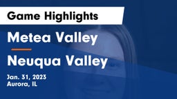 Metea Valley  vs Neuqua Valley  Game Highlights - Jan. 31, 2023