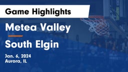 Metea Valley  vs South Elgin  Game Highlights - Jan. 6, 2024