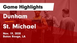 Dunham  vs St. Michael  Game Highlights - Nov. 19, 2020