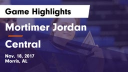 Mortimer Jordan  vs Central   Game Highlights - Nov. 18, 2017