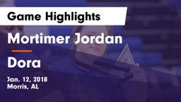 Mortimer Jordan  vs Dora  Game Highlights - Jan. 12, 2018