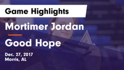 Mortimer Jordan  vs Good Hope  Game Highlights - Dec. 27, 2017