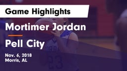 Mortimer Jordan  vs Pell City  Game Highlights - Nov. 6, 2018