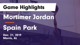 Mortimer Jordan  vs Spain Park  Game Highlights - Dec. 21, 2019