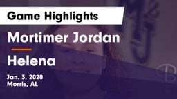 Mortimer Jordan  vs Helena  Game Highlights - Jan. 3, 2020