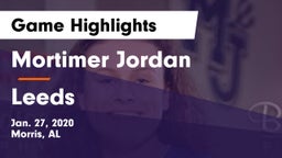 Mortimer Jordan  vs Leeds  Game Highlights - Jan. 27, 2020