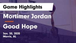 Mortimer Jordan  vs Good Hope  Game Highlights - Jan. 30, 2020