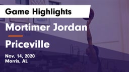 Mortimer Jordan  vs Priceville  Game Highlights - Nov. 14, 2020