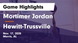 Mortimer Jordan  vs Hewitt-Trussville  Game Highlights - Nov. 17, 2020