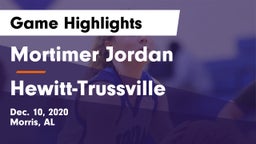 Mortimer Jordan  vs Hewitt-Trussville  Game Highlights - Dec. 10, 2020