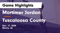Mortimer Jordan  vs Tuscaloosa County  Game Highlights - Dec. 17, 2020