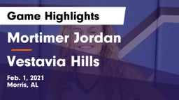 Mortimer Jordan  vs Vestavia Hills  Game Highlights - Feb. 1, 2021