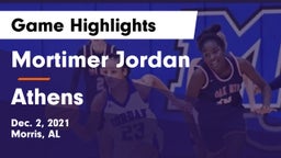 Mortimer Jordan  vs Athens  Game Highlights - Dec. 2, 2021