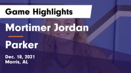 Mortimer Jordan  vs Parker  Game Highlights - Dec. 18, 2021
