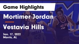 Mortimer Jordan  vs Vestavia Hills  Game Highlights - Jan. 17, 2022