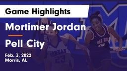 Mortimer Jordan  vs Pell City  Game Highlights - Feb. 3, 2022