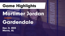 Mortimer Jordan  vs Gardendale  Game Highlights - Dec. 8, 2023