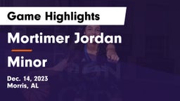 Mortimer Jordan  vs Minor  Game Highlights - Dec. 14, 2023