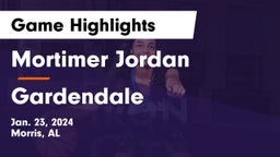 Mortimer Jordan  vs Gardendale  Game Highlights - Jan. 23, 2024