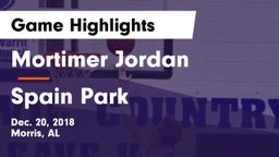 Mortimer Jordan  vs Spain Park Game Highlights - Dec. 20, 2018