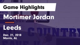 Mortimer Jordan  vs Leeds  Game Highlights - Dec. 21, 2018