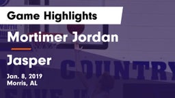 Mortimer Jordan  vs Jasper  Game Highlights - Jan. 8, 2019
