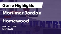 Mortimer Jordan  vs Homewood Game Highlights - Dec. 20, 2019