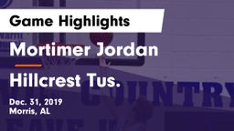 Mortimer Jordan  vs Hillcrest Tus. Game Highlights - Dec. 31, 2019