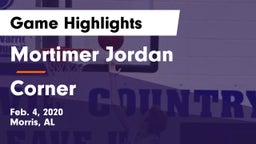Mortimer Jordan  vs Corner  Game Highlights - Feb. 4, 2020