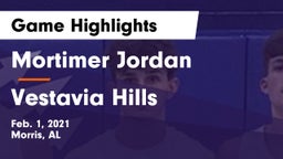 Mortimer Jordan  vs Vestavia Hills  Game Highlights - Feb. 1, 2021