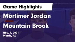 Mortimer Jordan  vs Mountain Brook  Game Highlights - Nov. 9, 2021