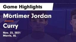 Mortimer Jordan  vs Curry Game Highlights - Nov. 23, 2021