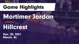 Mortimer Jordan  vs Hillcrest  Game Highlights - Dec. 20, 2021