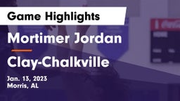 Mortimer Jordan  vs Clay-Chalkville  Game Highlights - Jan. 13, 2023