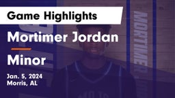 Mortimer Jordan  vs Minor  Game Highlights - Jan. 5, 2024