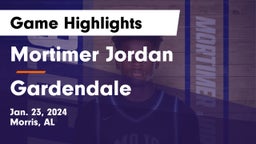 Mortimer Jordan  vs Gardendale  Game Highlights - Jan. 23, 2024